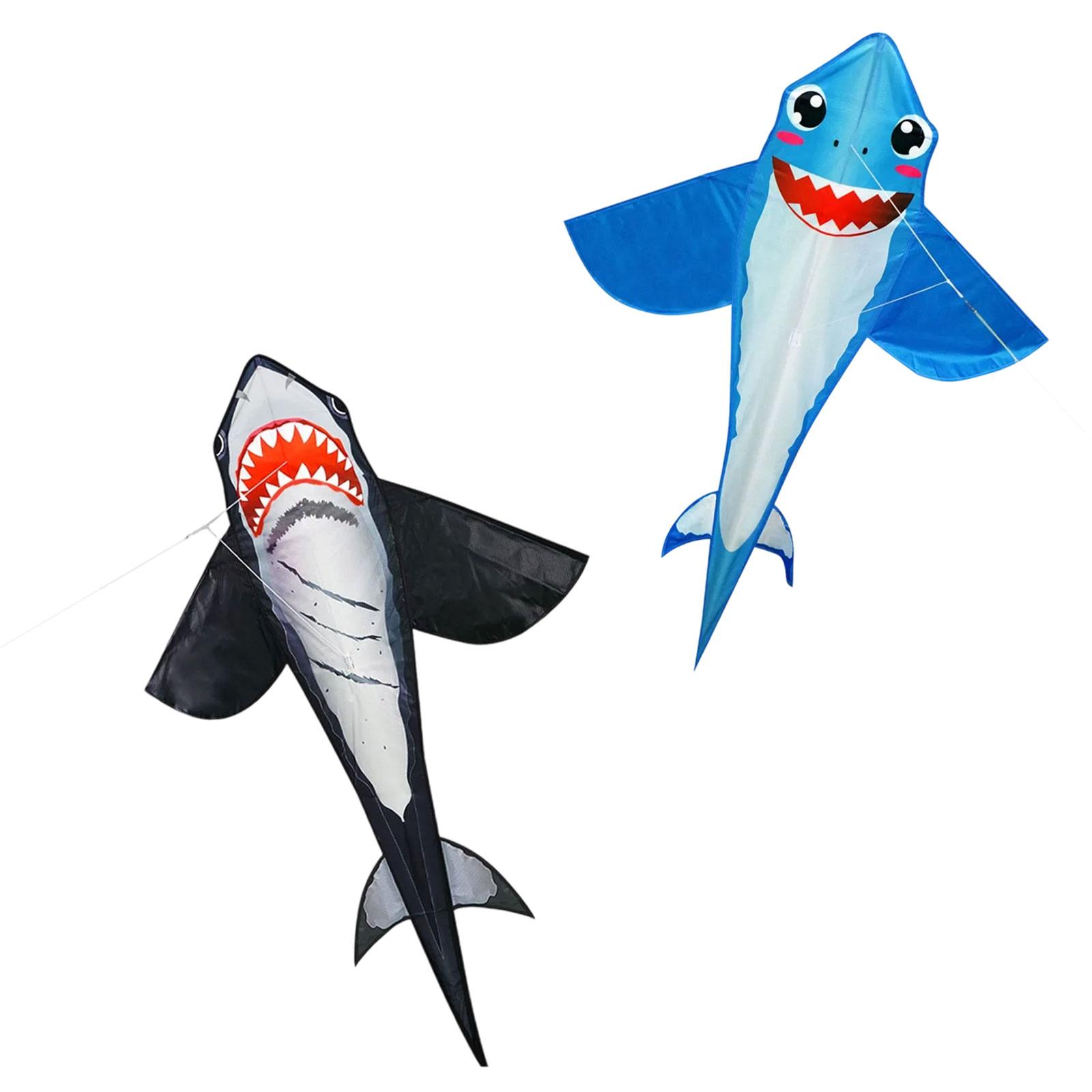Kite Easy Fly Kids - Cometa de Tiburón Gigante Fácil de