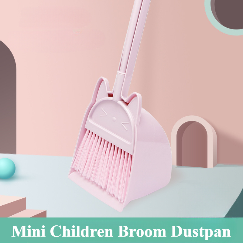 Kids Outdoor Broom - Mini escoba y recogedor para niños,