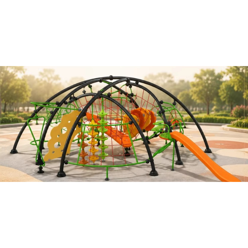 Kids Outdoor Climbing Equipment - Estructura de escalada, cúpula de cuerda