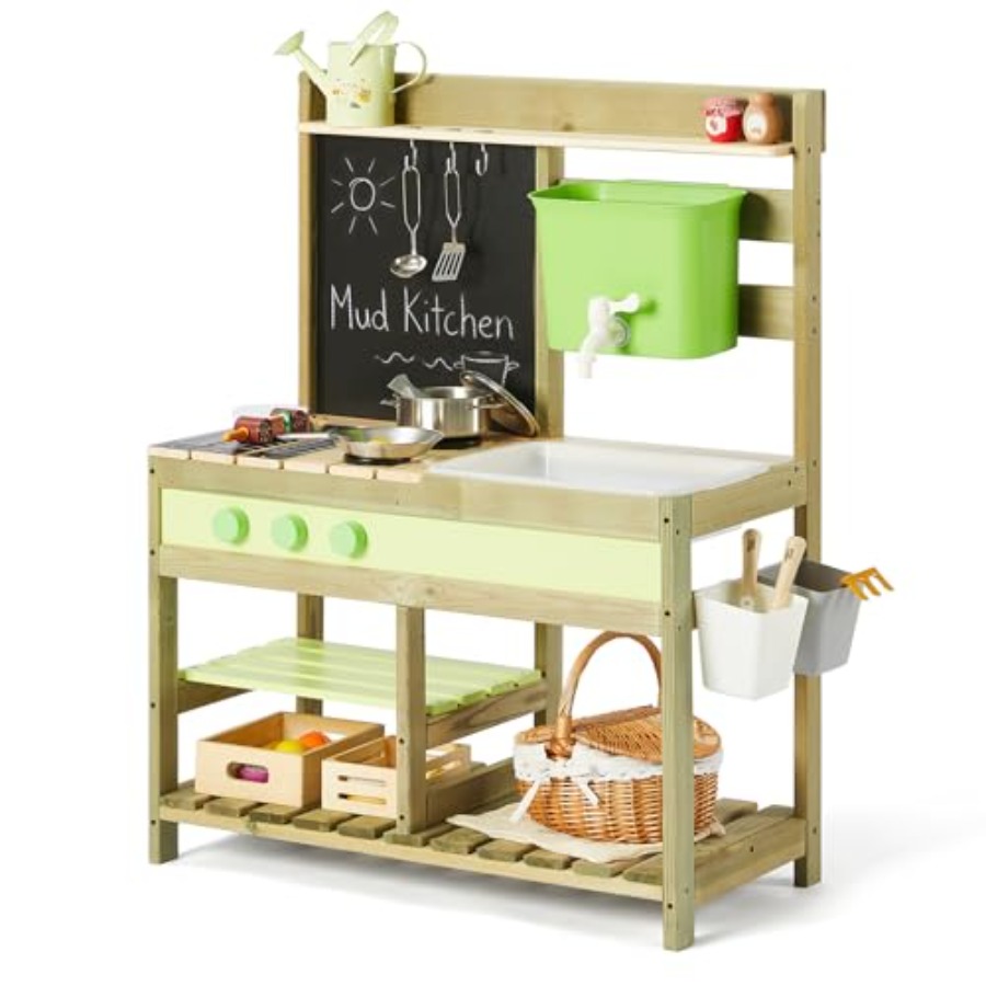 Kids Outdoor Mud Table - Cocina de barro para niños al