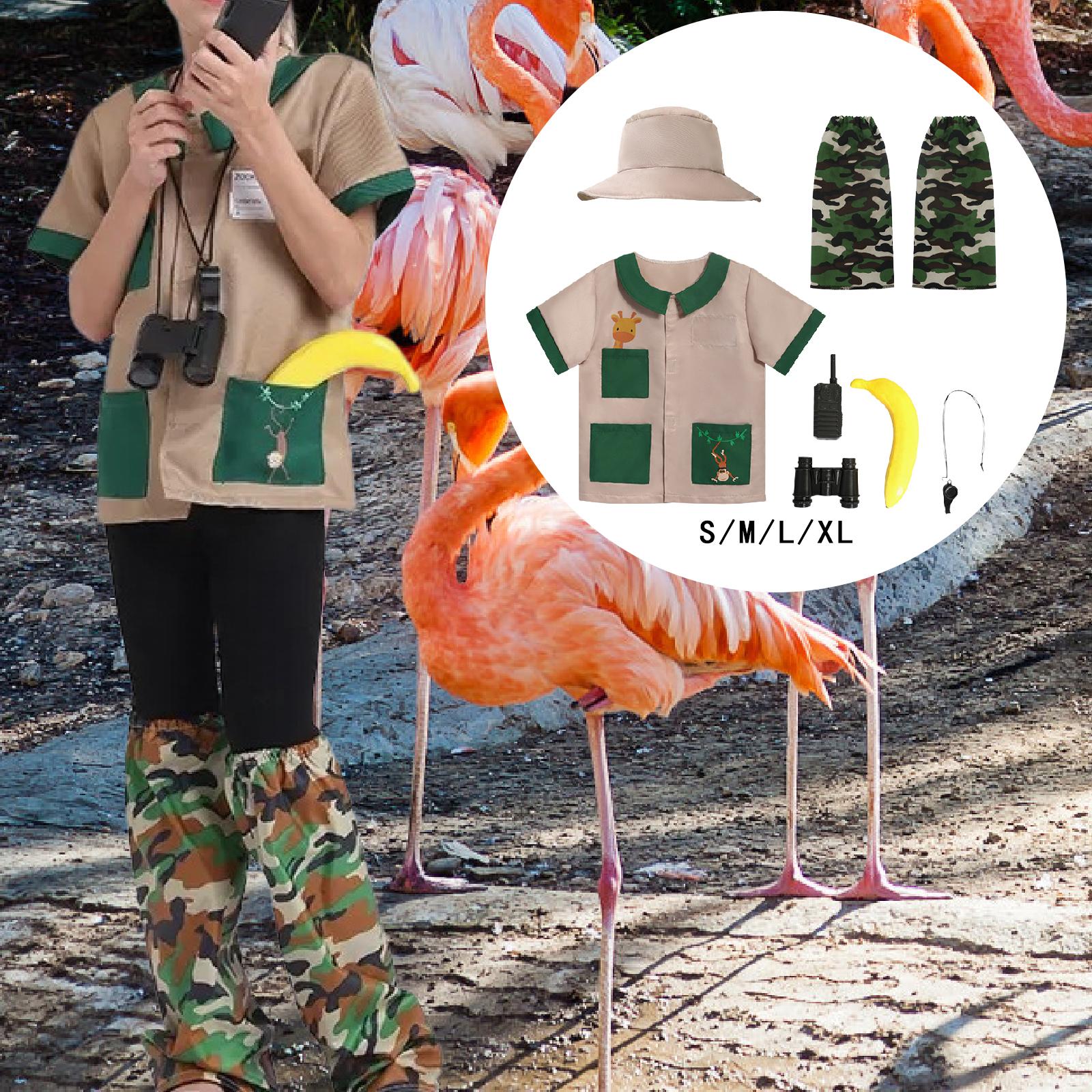 Kids Outdoor Zoo - Conjunto de disfraz de explorador para