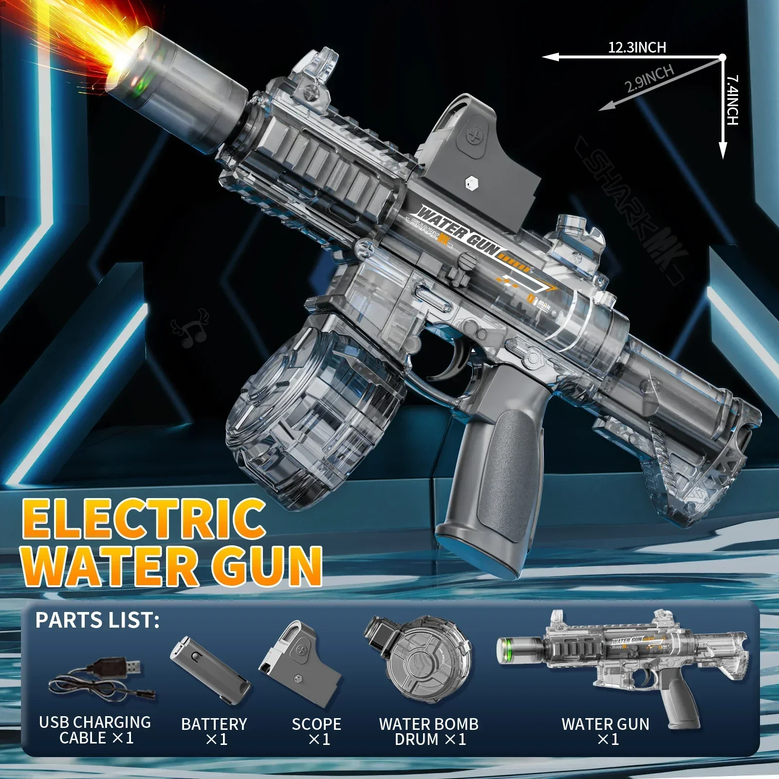 Kids Outdoor Lights - Pistolas de Agua Eléctricas para Adultos