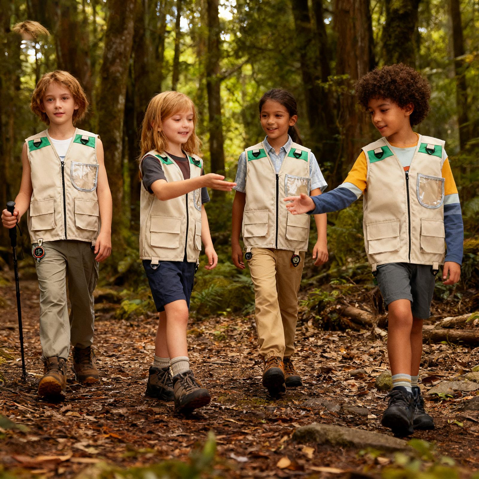Kids Outdoor Zoo - Chaleco de carga para niños, chaqueta
