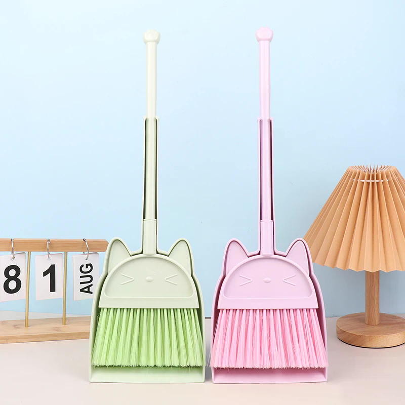 Kids Outdoor Broom - Juego de 1 Escoba y Recogedor