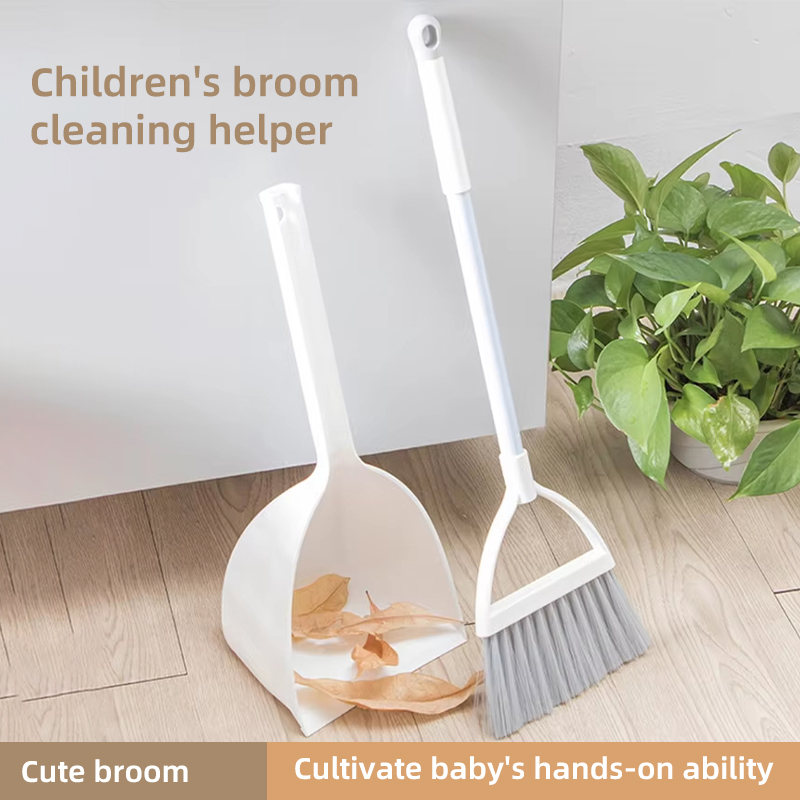 Kids Outdoor Broom - Juego de escoba y recogedor para