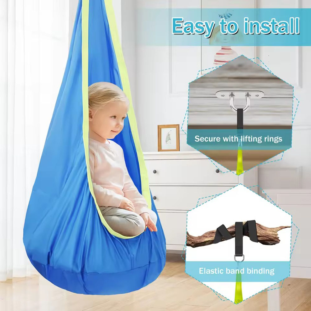 Columpio Tipo Nido para Niños, - Kids Outdoor Swing reseña y precio