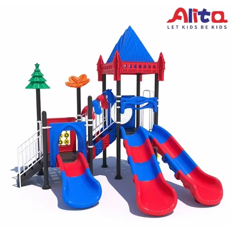 Tobogán de Plástico de 5 pies  - Kids Outdoor Yard Equipment reseña y precio