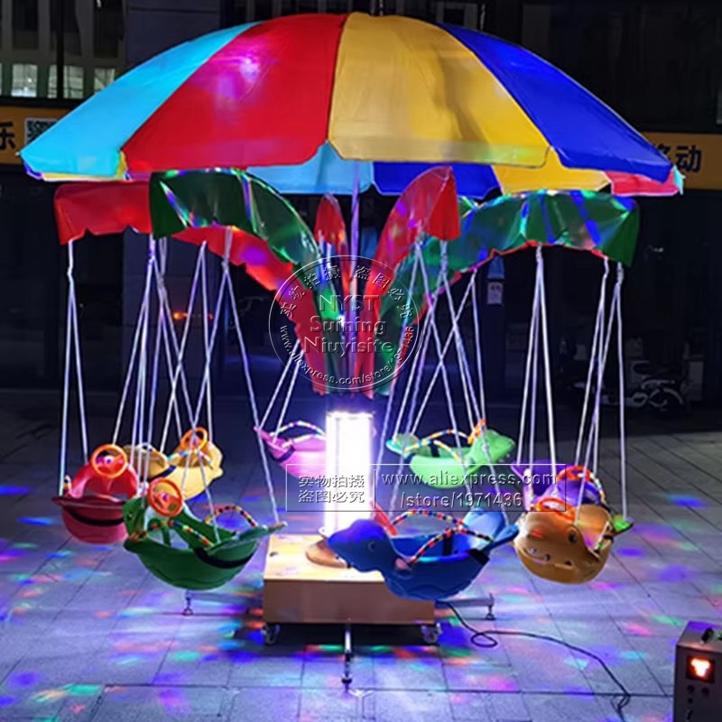 Merry Go-carrusel de paraguas  - Kids Outdoor Umbrella Chair reseña y precio