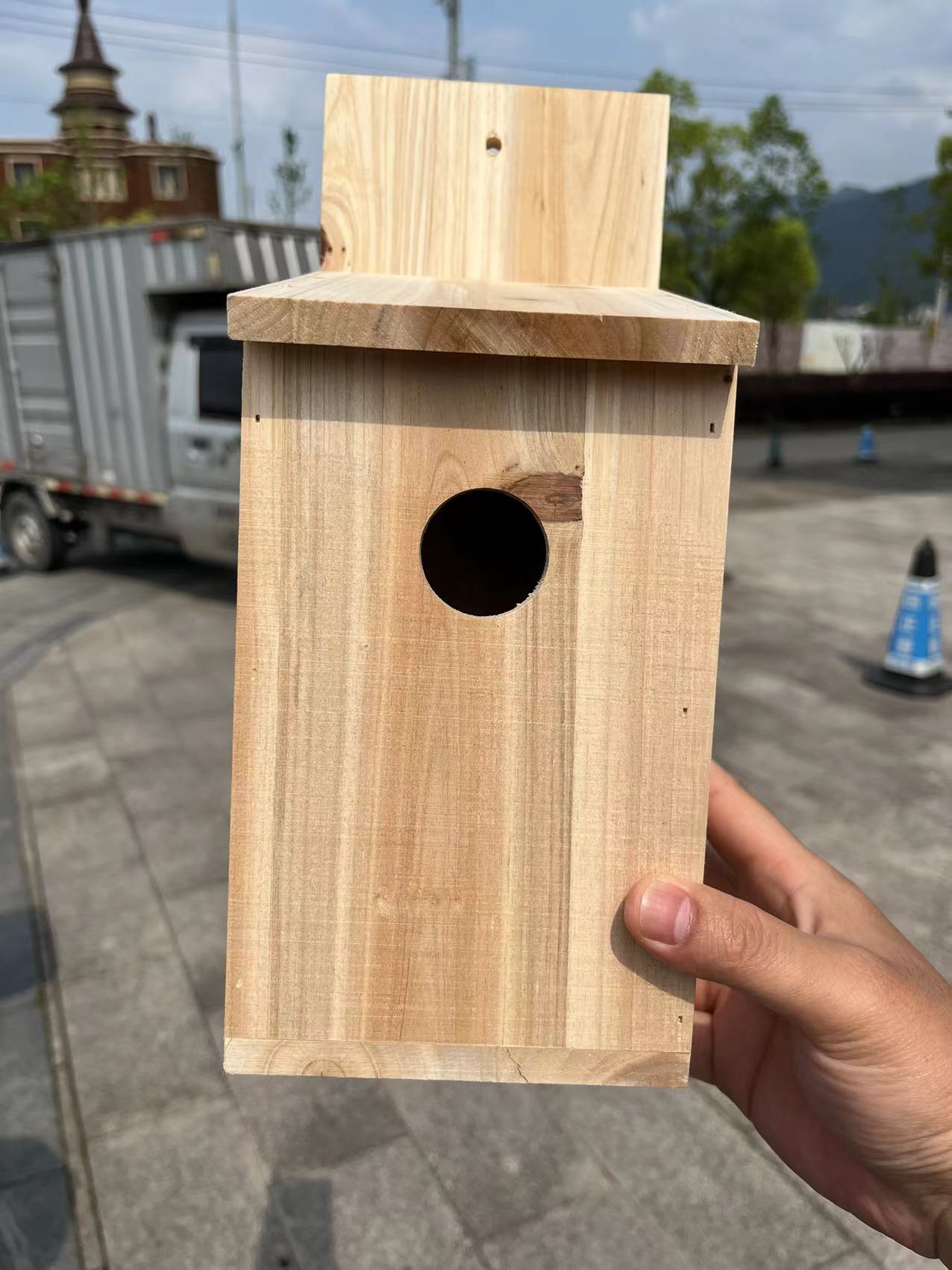 Casa de Pájaros de Madera para - Outdoor Kids In An Indoor World reseña y precio