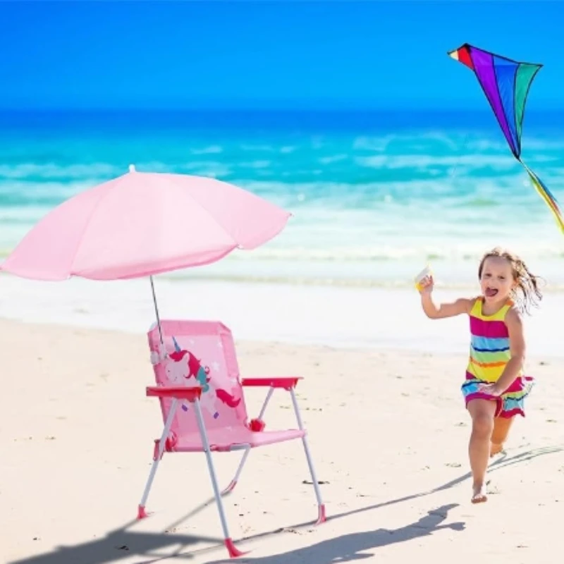 Silla plegable para niños con  - Kids Outdoor Umbrella Chair reseña y precio