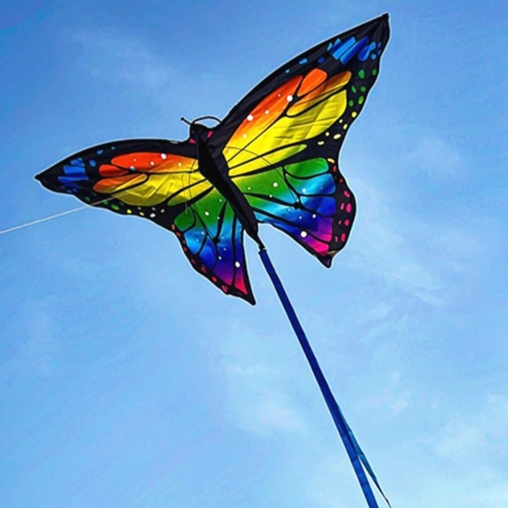 Cometa de mariposa colorida fá - Kite Easy Fly Kids reseña y precio