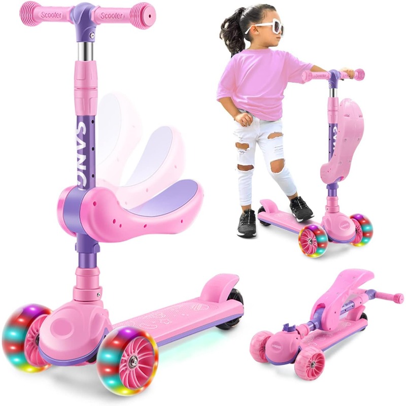 Patinete 2 en 1 para niños con - Kids Outdoor Lights reseña y precio
