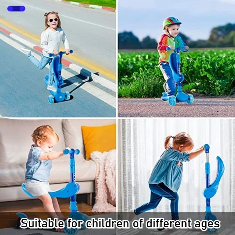 Patinete 2 en 1 para niños con - Kids Outdoor Lights reseña y precio