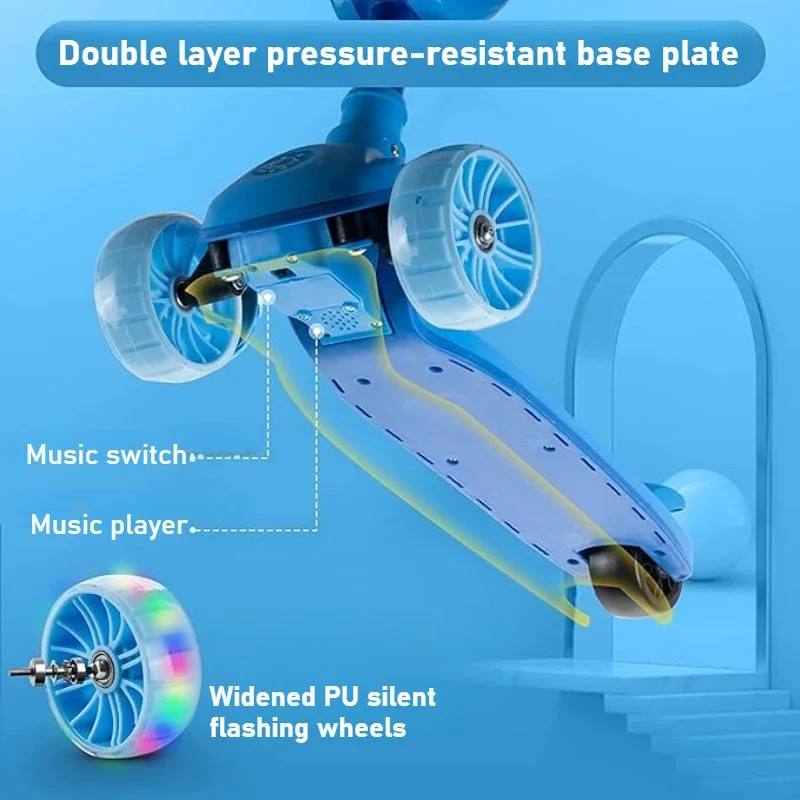 Patinete 2 en 1 para niños con - Kids Outdoor Lights reseña y precio