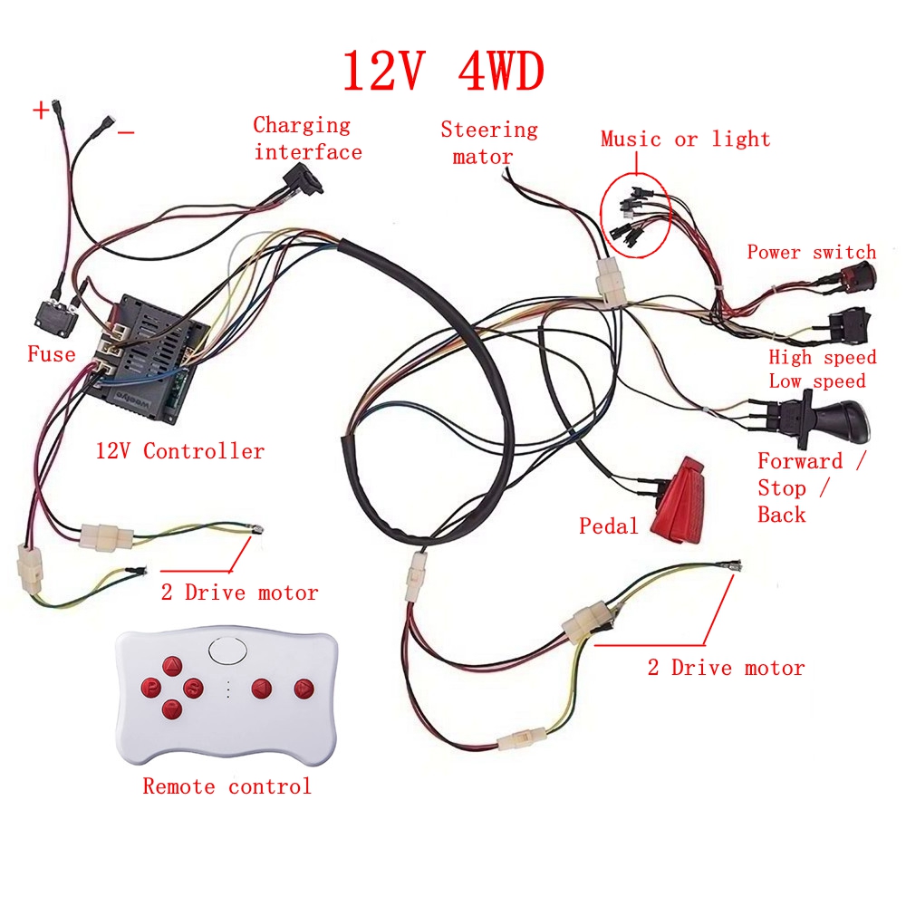 Kit de interruptor y cable mod - Kids Outdoor Car reseña y precio