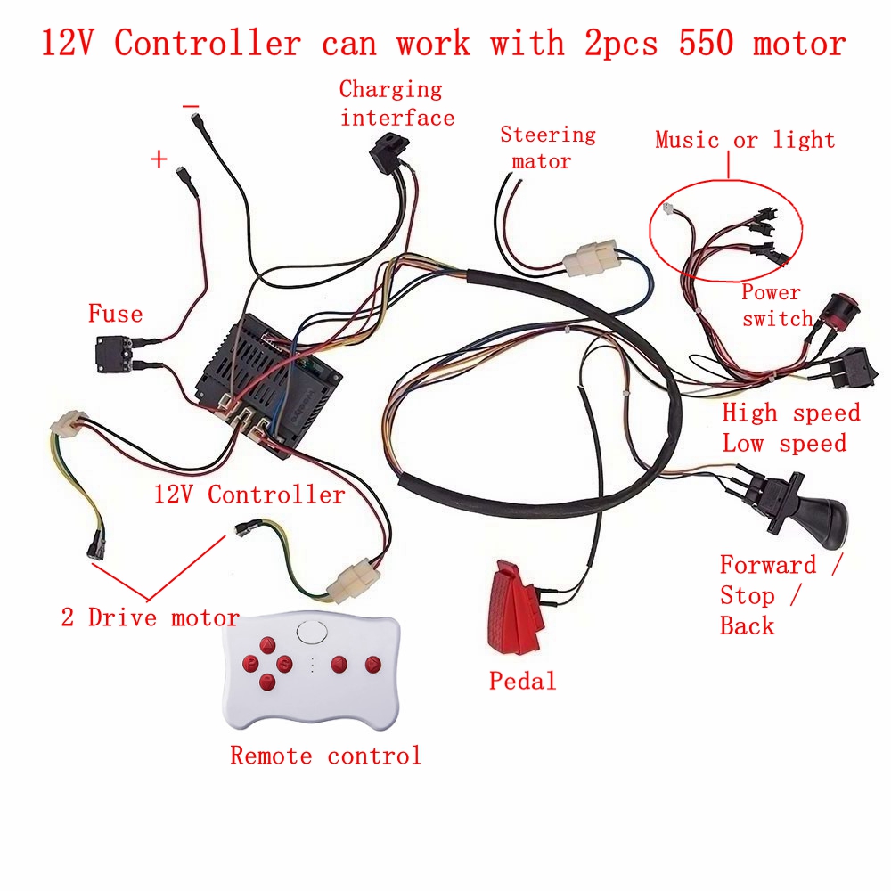 Kit de interruptor y cable mod - Kids Outdoor Car reseña y precio