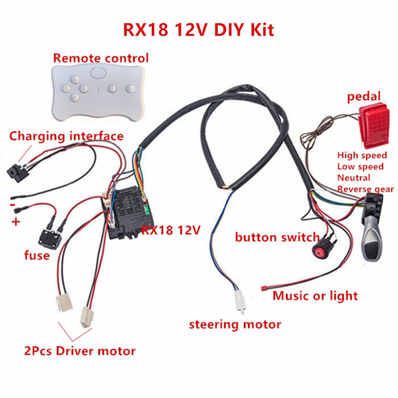 Kit de interruptor y cable mod - Kids Outdoor Car reseña y precio