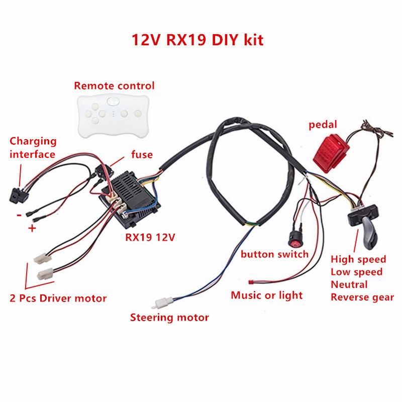 Kit de interruptor y cable mod - Kids Outdoor Car reseña y precio