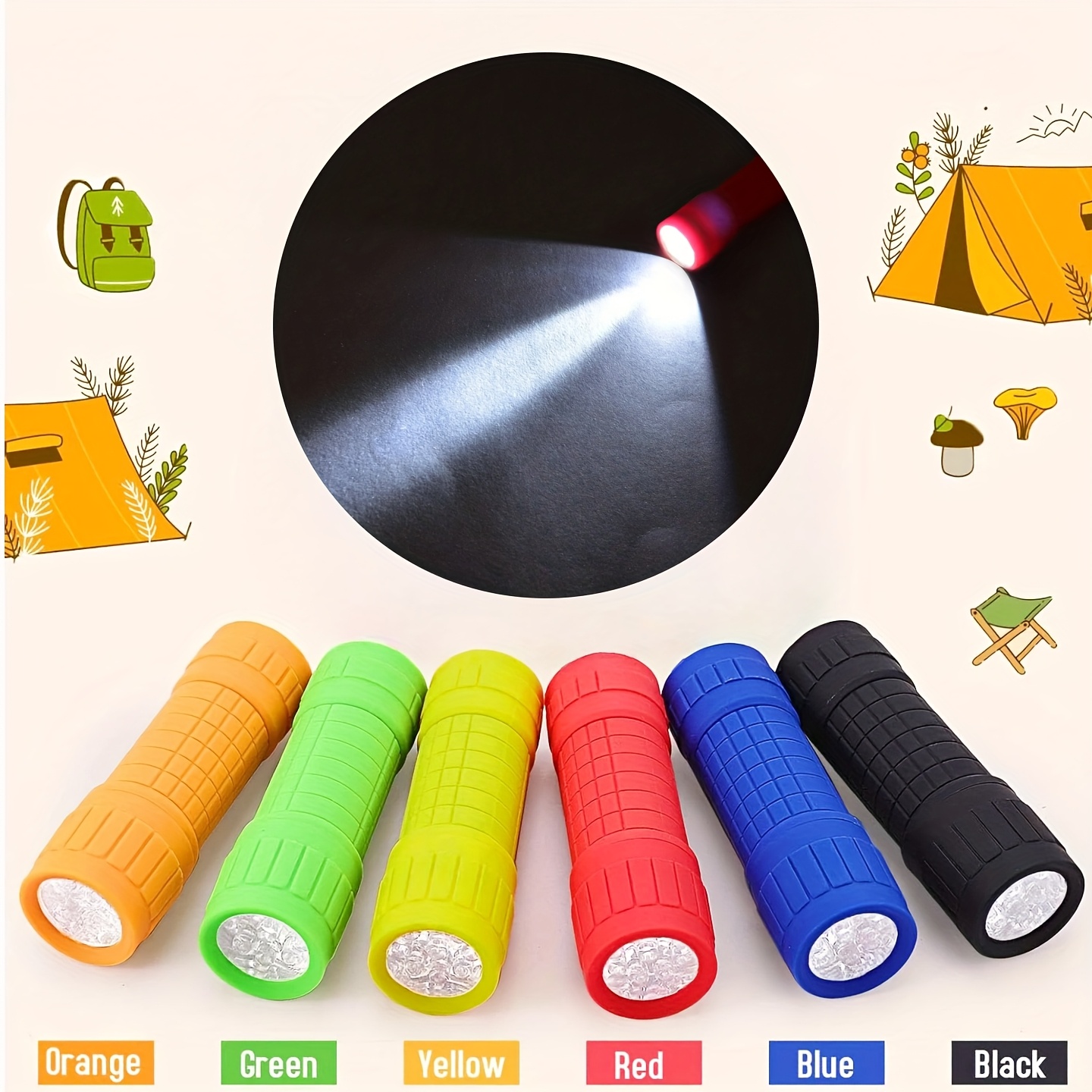 Mini linterna portátil con nue - Kids Outdoor Lights reseña y precio