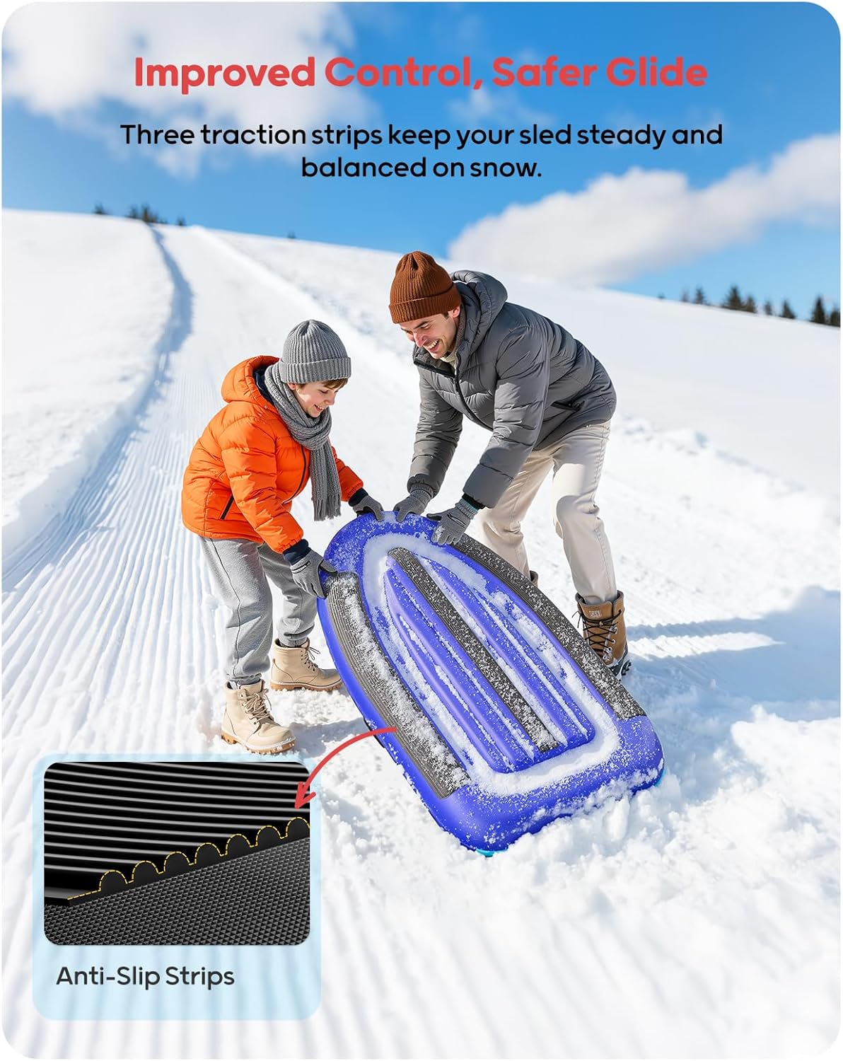 Trineo de Nieve Inflable de PV - Kids Outdoor Toys reseña y precio