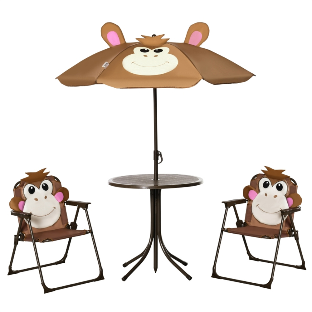 Juego de Mesa y Sillas Infanti - Kids Outdoor Umbrella Chair reseña y precio
