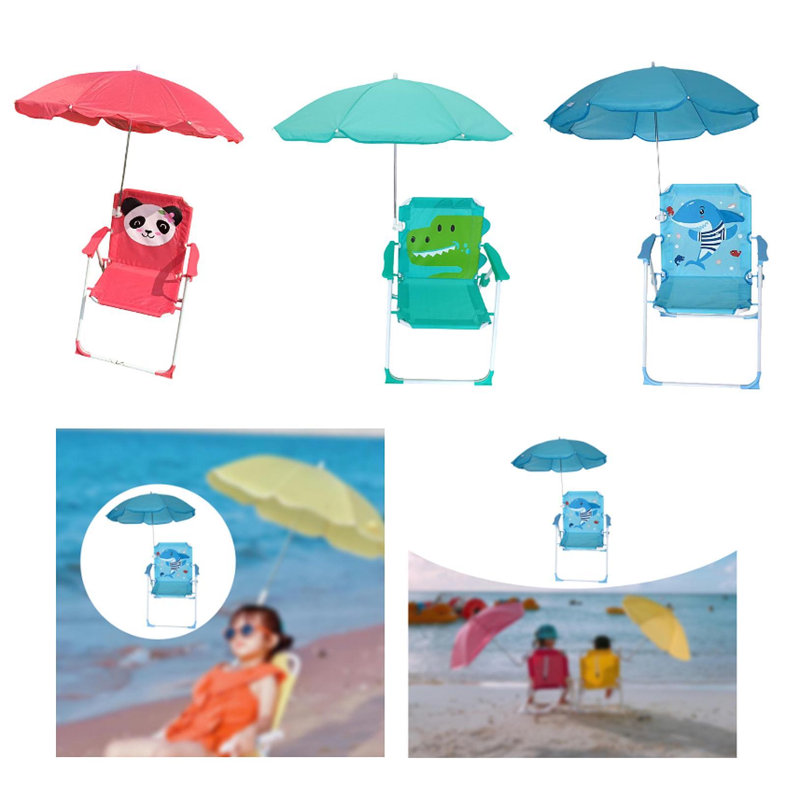 Sillas de Playa para Niños con - Kids Outdoor Umbrella Chair reseña y precio
