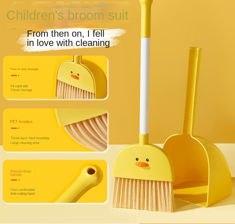 Mini escoba recogedor de PP de - Kids Outdoor Broom reseña y precio