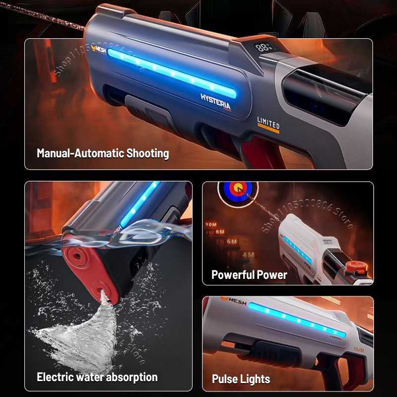 Pistola de Agua Eléctrica de P - Kids Outdoor Lights reseña y precio