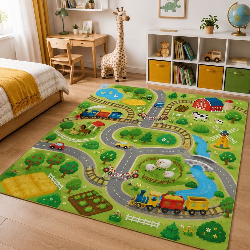 Alfombra de juego VIKAMA para  - Kids Outdoor Zoo reseña y precio