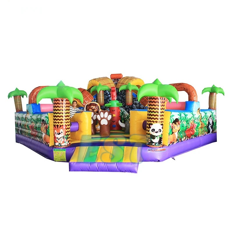 Castillo Inflable Gigante para - Kids Outdoor Zoo reseña y precio