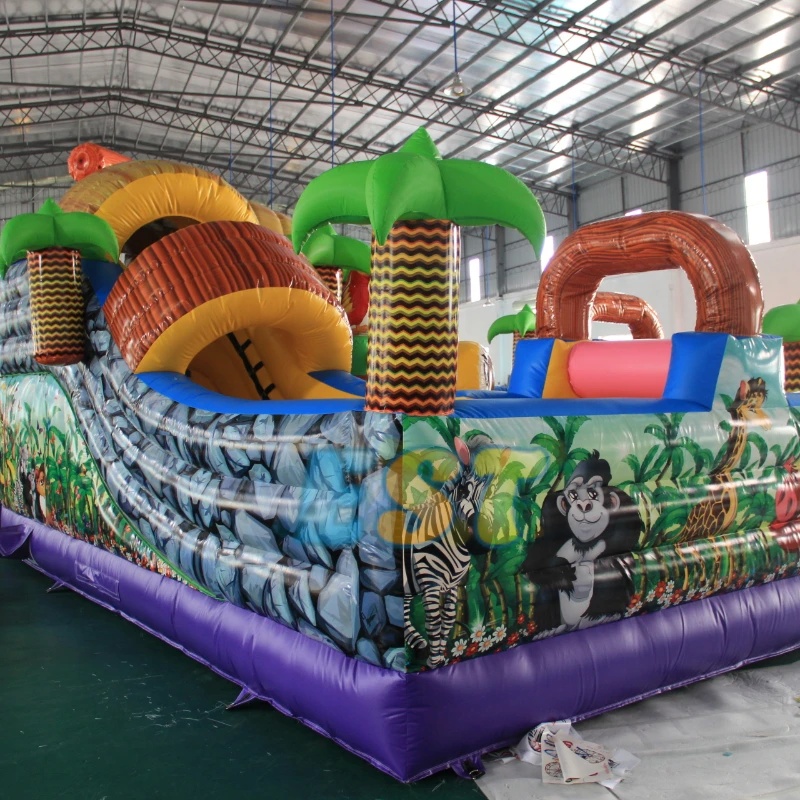 Castillo Inflable Gigante para - Kids Outdoor Zoo reseña y precio
