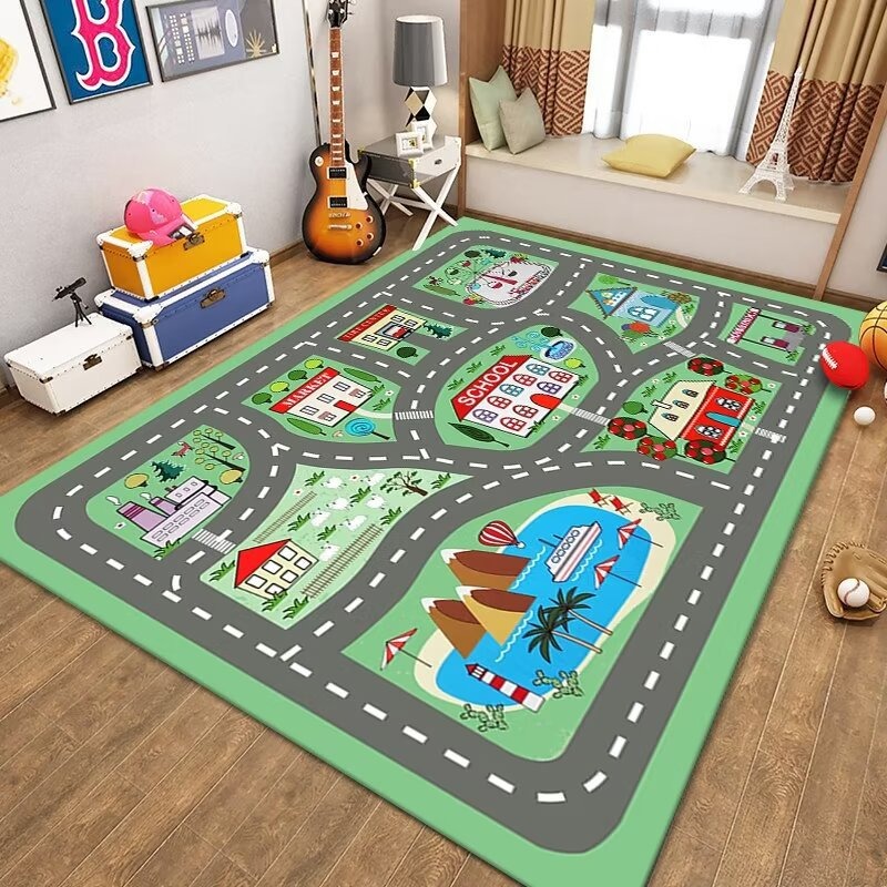 Alfombra de juego de tráfico p - Kids Outdoor Zoo reseña y precio