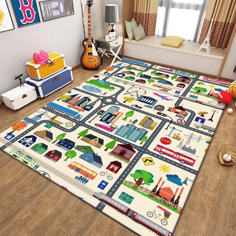 Alfombra de juego de tráfico p - Kids Outdoor Zoo reseña y precio