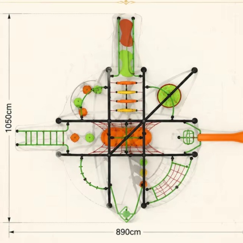 Estructura de escalada, cúpula - Kids Outdoor Climbing Equipment reseña y precio