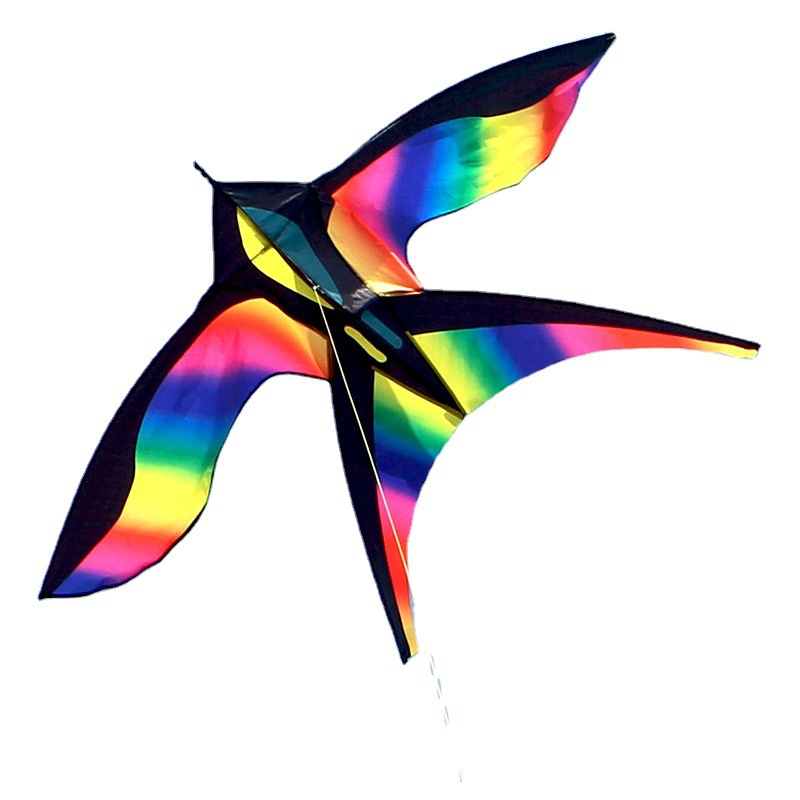 Cometa de pájaro de arcoíris c - Kite Easy Fly Kids reseña y precio