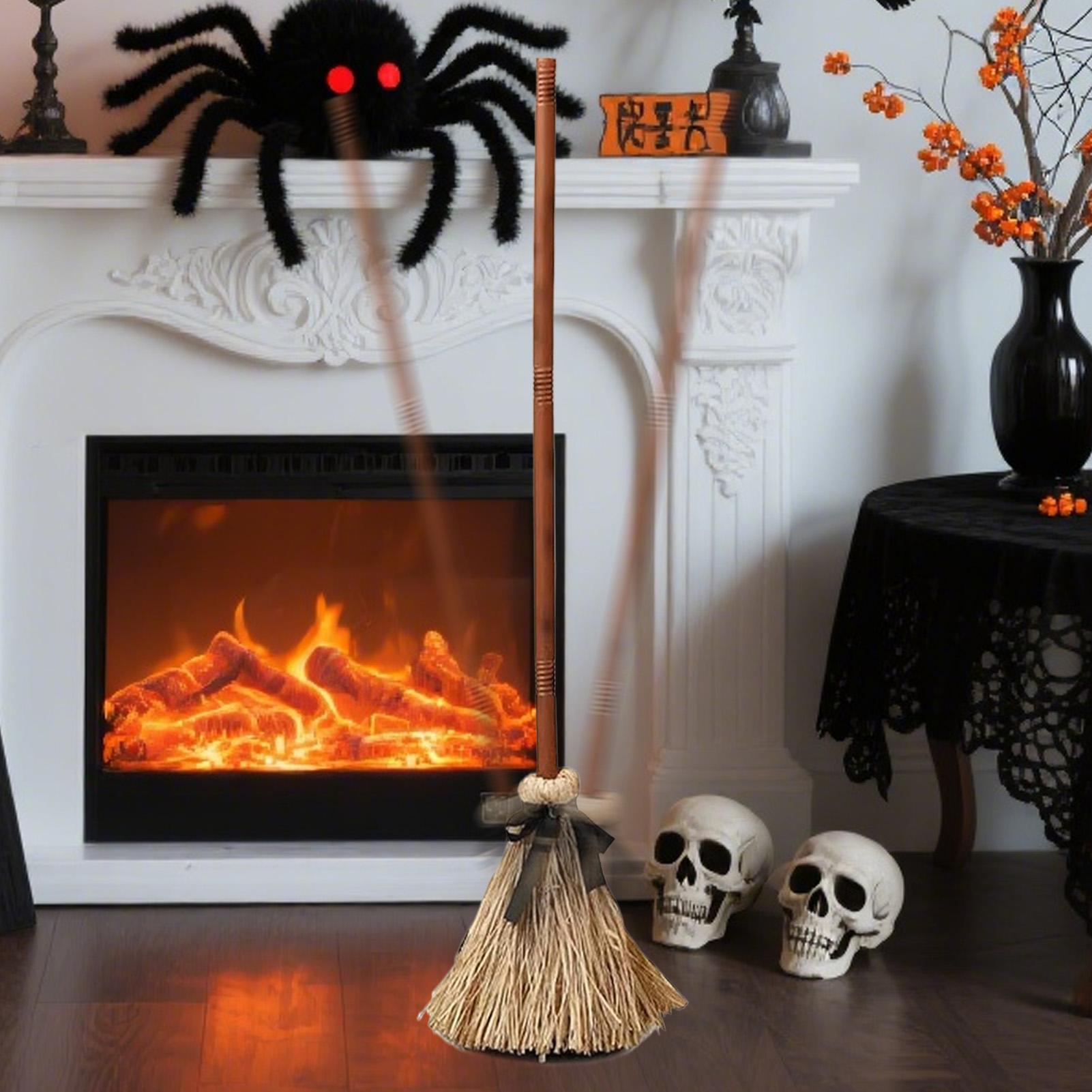 Escoba de Bruja con Pilas, Div - Kids Outdoor Broom reseña y precio