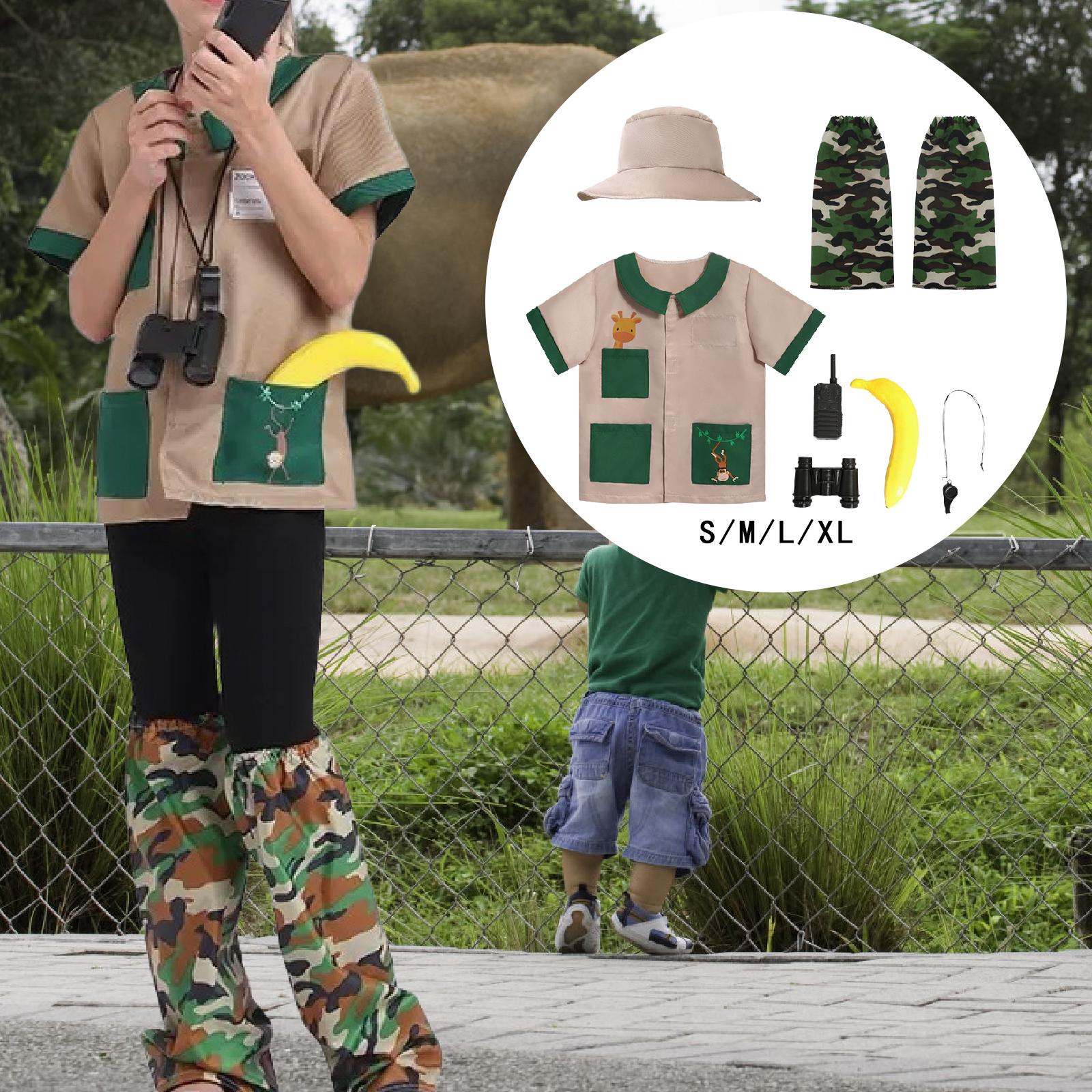 Conjunto de disfraz de explora - Kids Outdoor Zoo reseña y precio