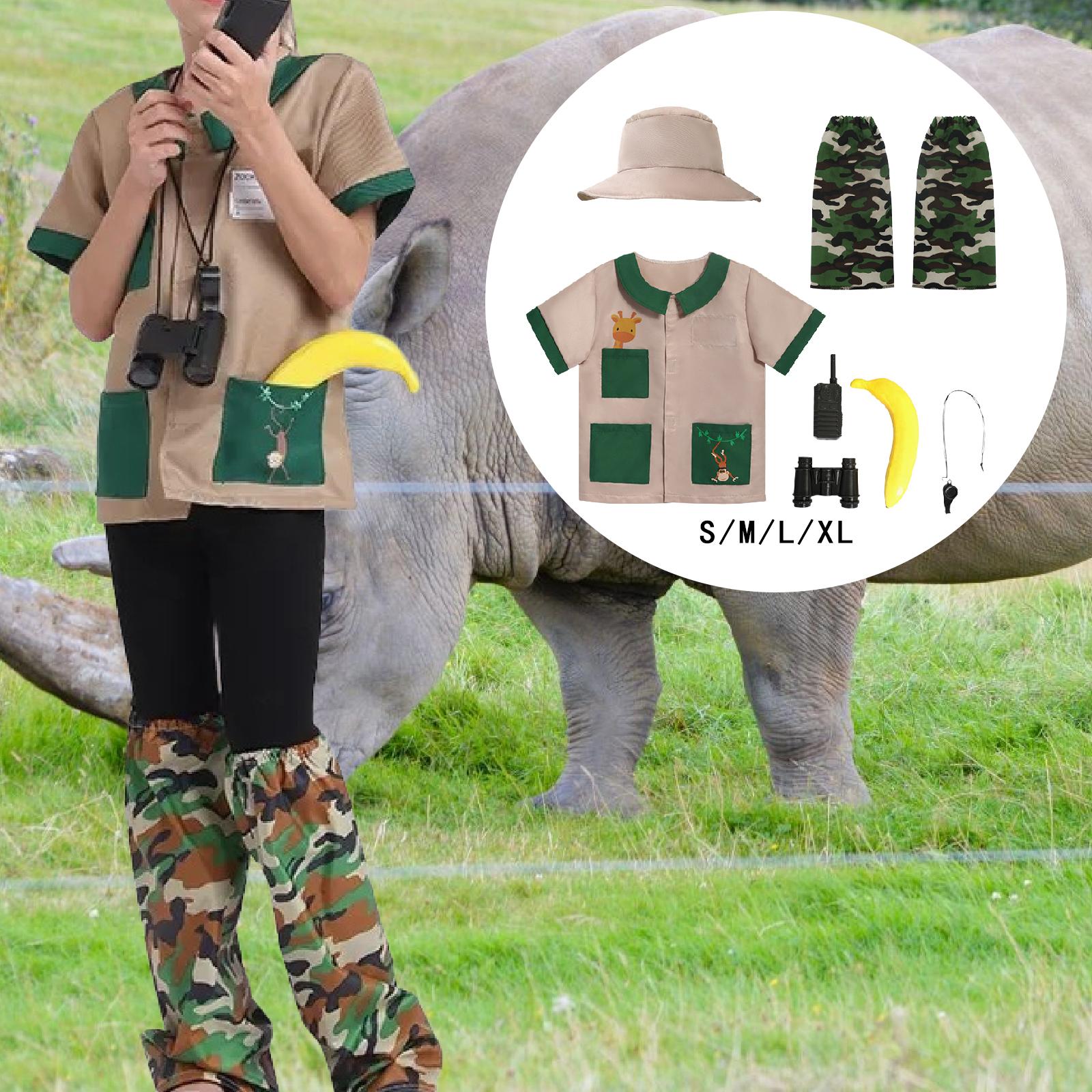 Conjunto de disfraz de explora - Kids Outdoor Zoo reseña y precio