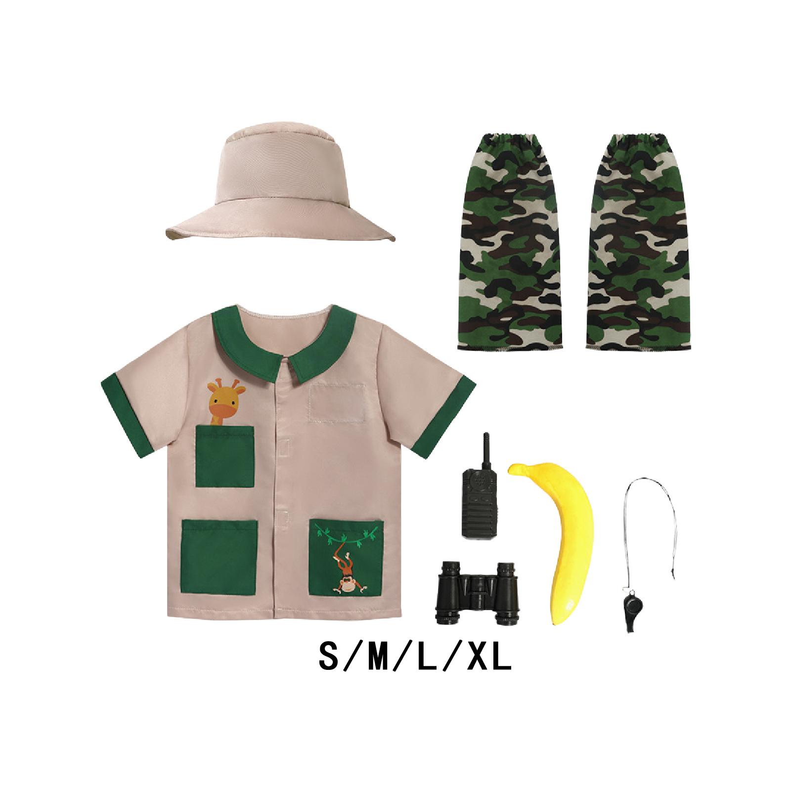 Conjunto de disfraz de explora - Kids Outdoor Zoo reseña y precio