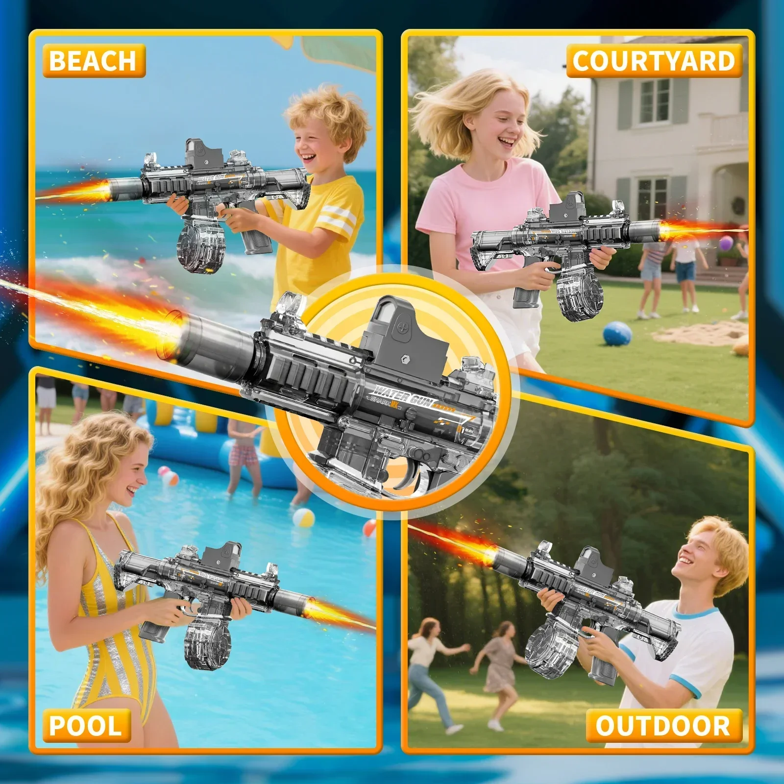 Pistolas de Agua Eléctricas pa - Kids Outdoor Lights reseña y precio