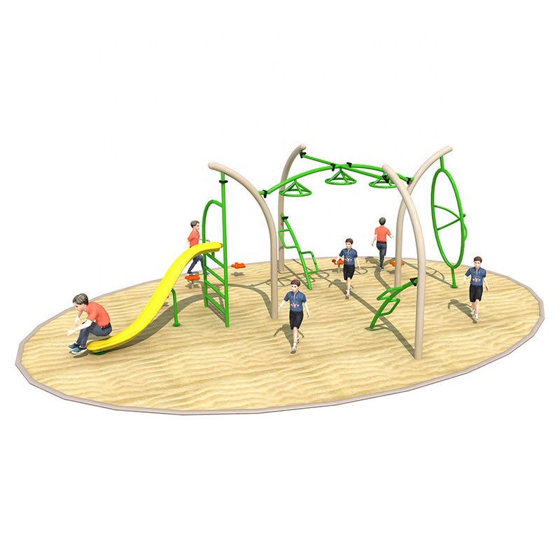 Barras de metal para niños, eq - Kids Outdoor Monkey Bars reseña y precio
