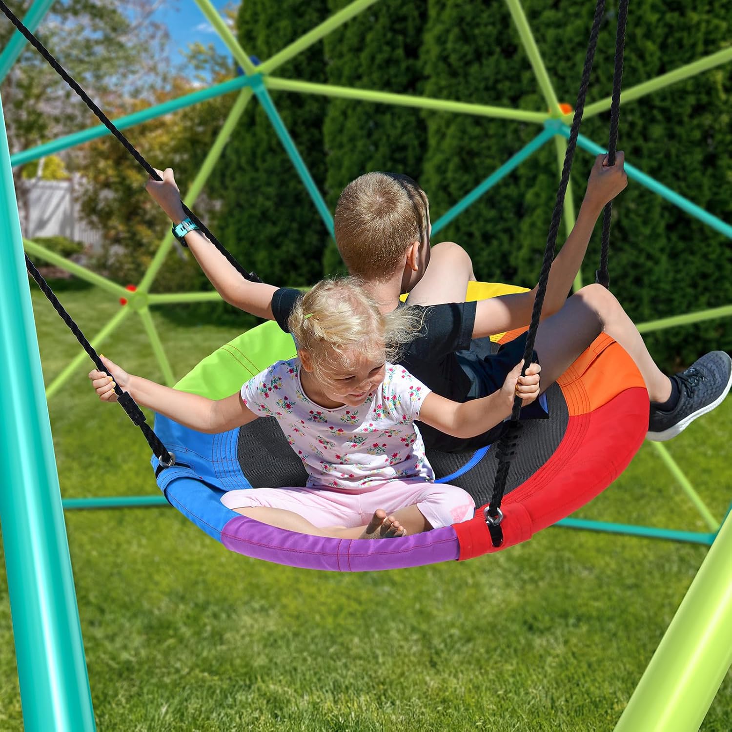 Columpio de Cúpula de Escalada - Kids Outdoor Swing reseña y precio