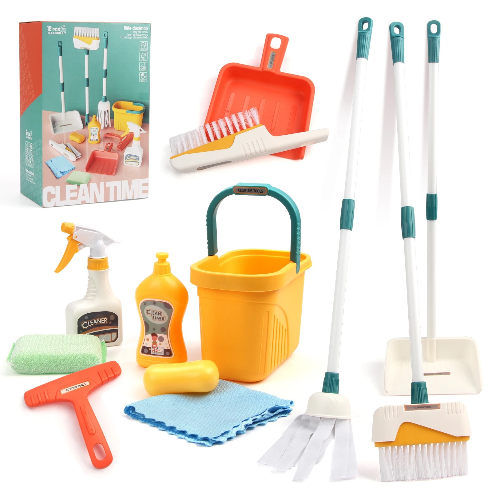 12 unids/set de limpieza para  - Kids Outdoor Broom reseña y precio