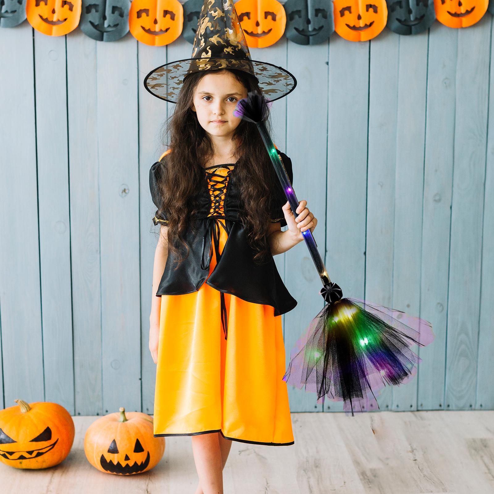 Escoba de Bruja de Malla con L - Kids Outdoor Broom reseña y precio