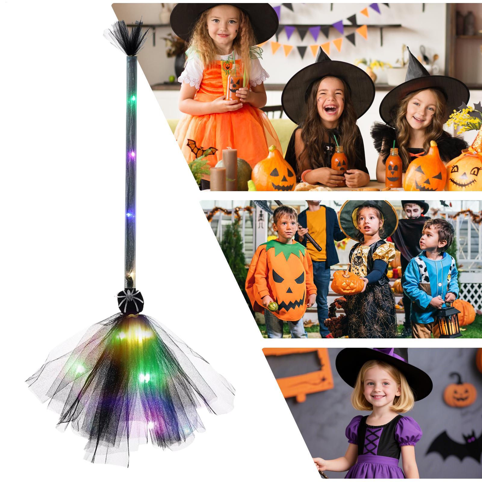 Escoba de Bruja de Malla con L - Kids Outdoor Broom reseña y precio