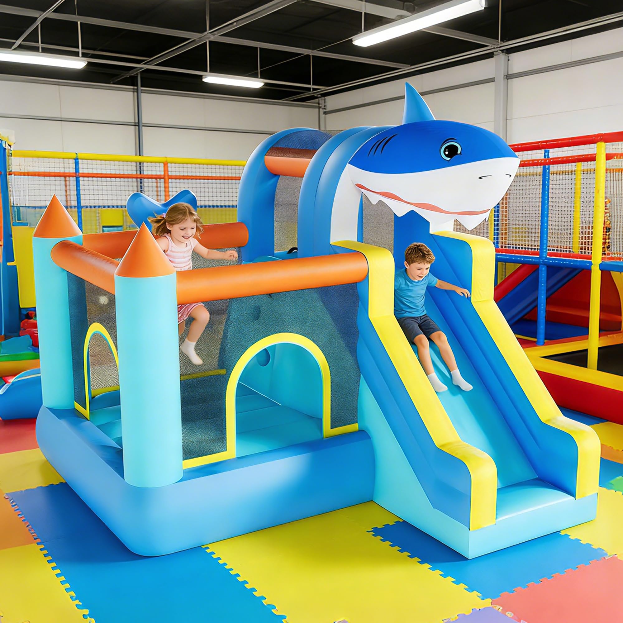 Casa Inflable con Tobogán y So - Kids Outdoor Climbing Equipment reseña y precio