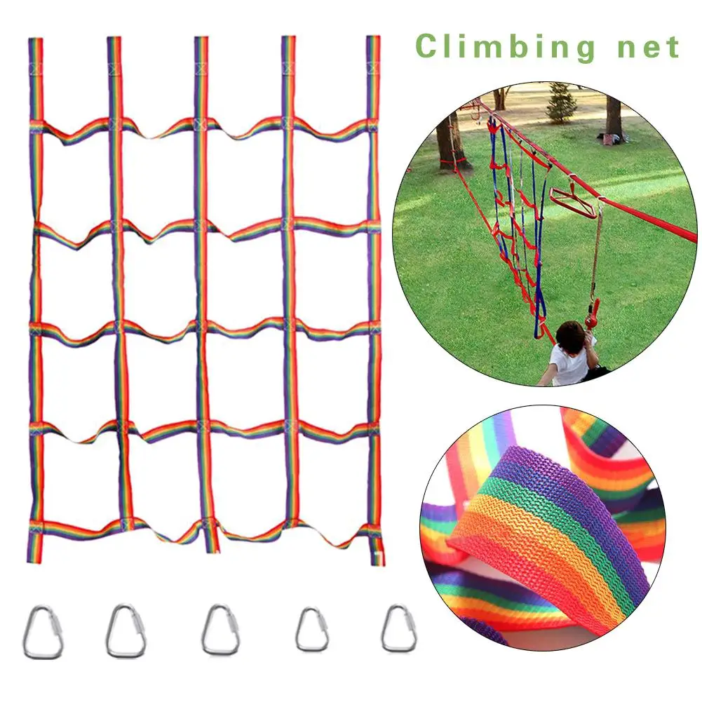 Red de escalada para niños al  - Kids Outdoor Climbing Equipment reseña y precio