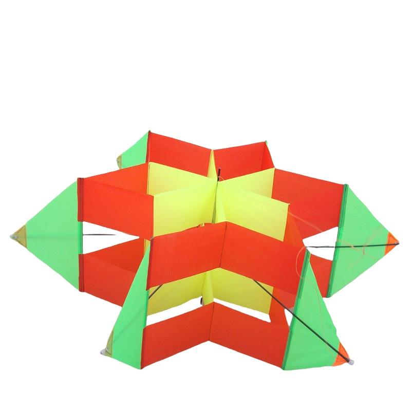 Cometa 3D estilo flor de cirue - Kite Easy Fly Kids reseña y precio