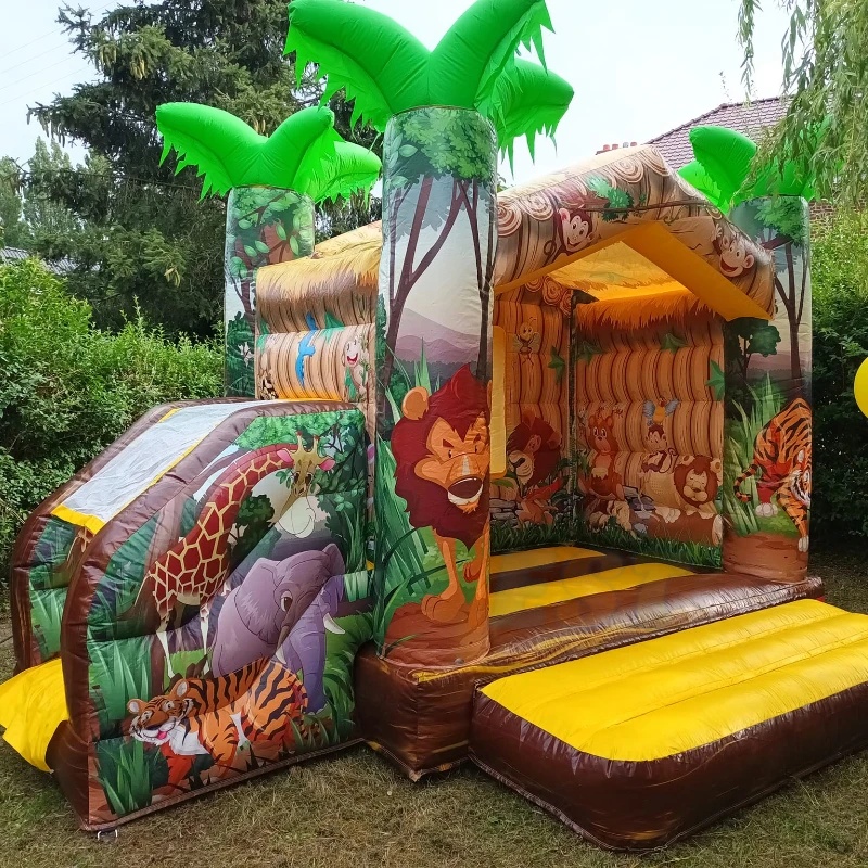 Castillo Hinchable Temático de - Kids Outdoor Zoo reseña y precio