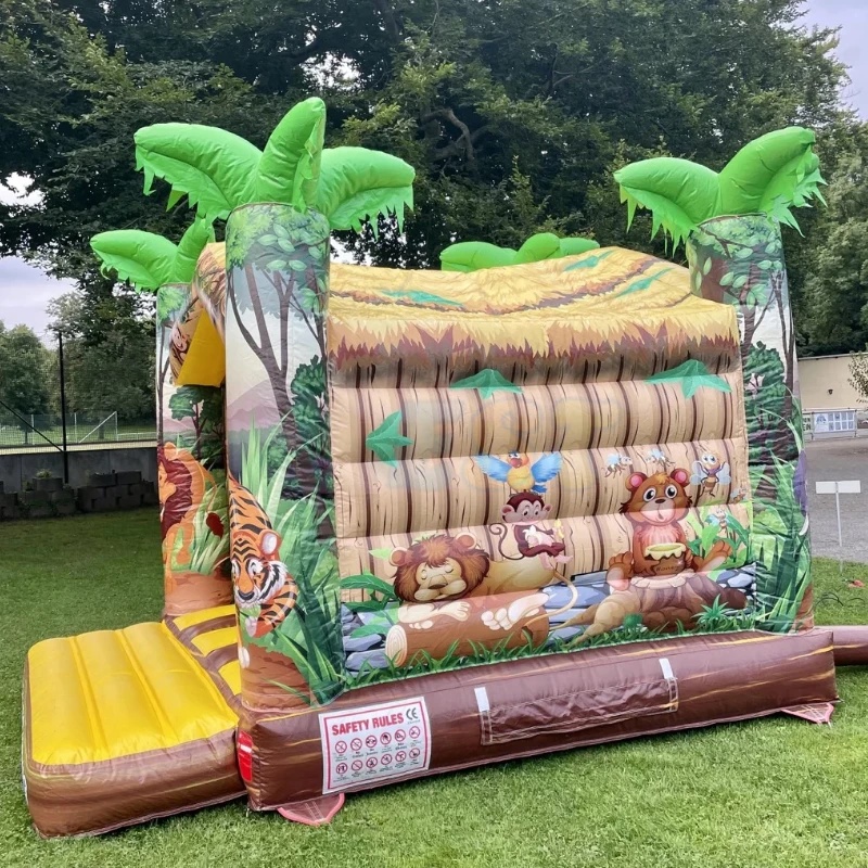 Castillo Hinchable Temático de - Kids Outdoor Zoo reseña y precio